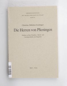 Die Herren von Plieningen	