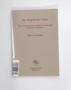 Der Begriff der Natur : eine Untersuch... Der Begriff der Natur : eine Untersuch...