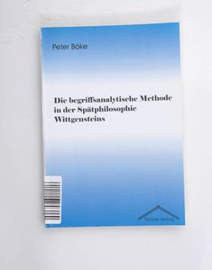 Die begriffsanalytische Methode in der...