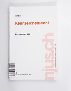 Kennzeichenrecht - Ueli Buri Kennzeichenrecht - Ueli Buri