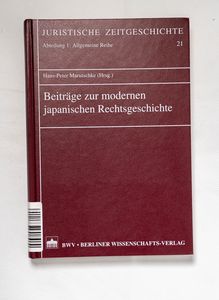 Beiträge zur modernen japanischen Rech...