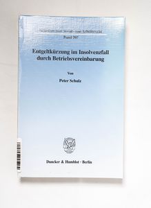 Entgeltkürzung im Insolvenzfall durch ... Entgeltkürzung im Insolvenzfall durch ...