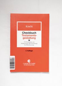 Checkbuch Testamentsgestaltung Checkbuch Testamentsgestaltung