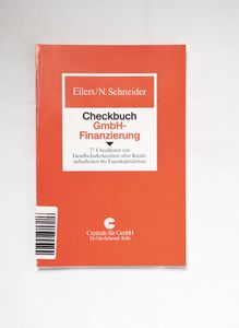 Checkbuch GmbH-Finanzierung Checkbuch GmbH-Finanzierung