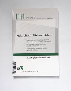 Holzschutzmittelverzeichnis Holzschutzmittelverzeichnis
