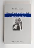 Mensch und Moderne bei Hans Blumenberg...