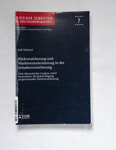 Rückversicherung und Marktwertorientie... Rückversicherung und Marktwertorientie...