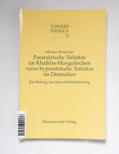 Parataktische Teilsätze im Khalkha-Mon...