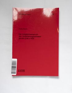 Der Ausgleichsanspruch des Versicherun... Der Ausgleichsanspruch des Versicherun...