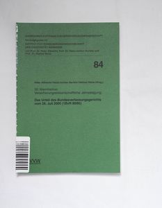 Das Urteil des Bundesverfassungsgerich... Das Urteil des Bundesverfassungsgerich...