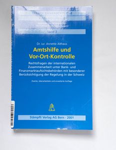 Amtshilfe und Vor-Ort-Kontrolle: Recht... Amtshilfe und Vor-Ort-Kontrolle: Recht...
