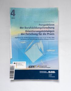 Perspektiven der Berufsbildungsforschu... Perspektiven der Berufsbildungsforschu...