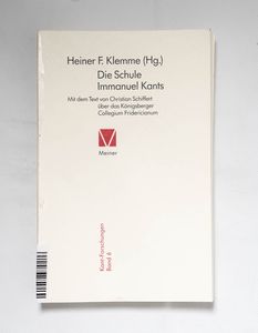 Die Schule Immanuel Kants / [Heiner F.... Die Schule Immanuel Kants / [Heiner F....