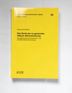 Das Recht der so genannten offenen Mit... Das Recht der so genannten offenen Mit...