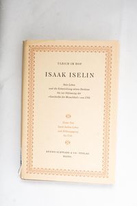 Isaak Iselin: Sein Leben Und Die Entwi...