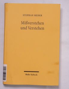 Mißverstehen und Verstehen : Savignys ... Mißverstehen und Verstehen : Savignys ...