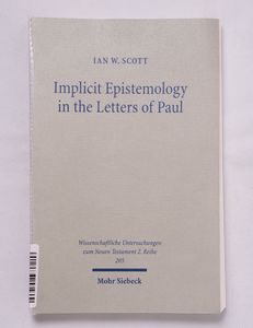Implicit epistemology in the letters o... Implicit epistemology in the letters o...