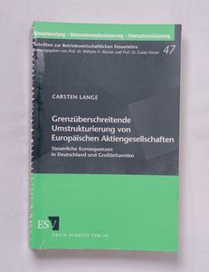 Grenzüberschreitende Umstrukturierung ... Grenzüberschreitende Umstrukturierung ...
