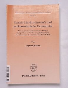 Soziale Marktwirtschaft und parlamenta...