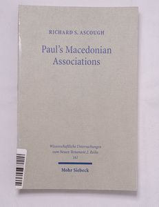 Pauls Macedonian associations : the so...