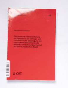 Die deutsche Filmversicherung Die deutsche Filmversicherung