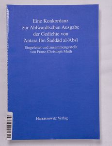 Eine Konkordanz zur Ahlwardtschen Ausg... Eine Konkordanz zur Ahlwardtschen Ausg...