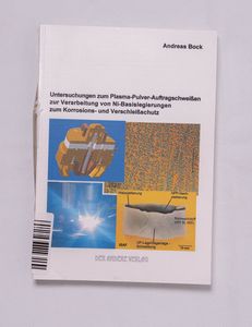 Untersuchungen zum Plasma-Pulver-Auftr...