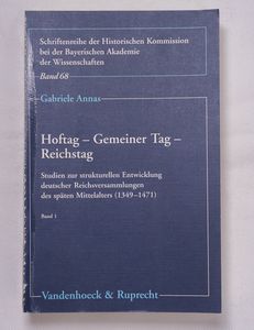 Hoftag - Gemeiner Tag - Reichstag