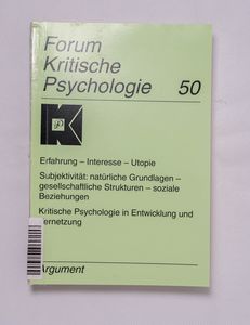 Forum Kritische Psychologie / Erfahrun...