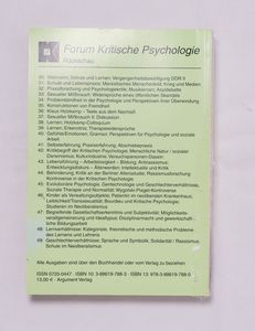 Forum Kritische Psychologie / Erfahrun...