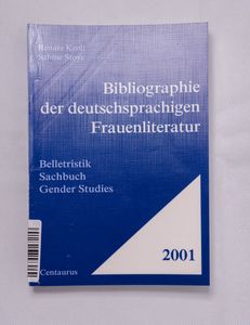 Bibliographie der deutschsprachigen Fr...