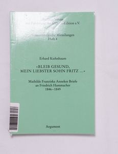 Bleib gesund, mein liebster Sohn Fritz... Bleib gesund, mein liebster Sohn Fritz...