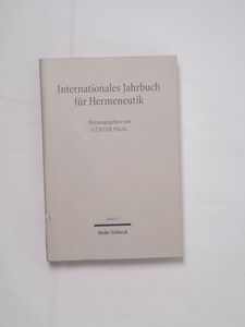 Internationales Jahrbuch für Hermeneut...