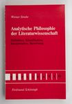 Analytische Philosophie der Literaturwissenschaft: