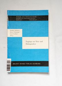Zugänge zur Text- und Dialoganalyse (P... Zugänge zur Text- und Dialoganalyse (P...