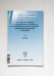 Zur Frage der Zulässigkeit einer Besch... Zur Frage der Zulässigkeit einer Besch...