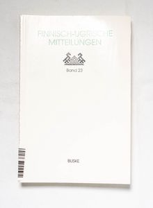 Finnisch-Ugrische Mitteilungen Band 23 Finnisch-Ugrische Mitteilungen Band 23