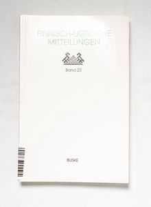 Finnisch-Ugrische Mitteilungen Band 23