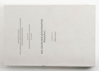 Die Giessener Zenonpapyri : (P.Iand.Ze... Die Giessener Zenonpapyri : (P.Iand.Ze...