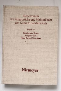 Katalog der Texte. Jüngerer Teil. Hans... Katalog der Texte. Jüngerer Teil. Hans...