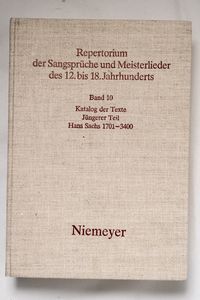 Katalog der Texte. Jüngerer Teil. Hans...