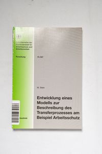 Entwicklung eines Modelles zur Beschre... Entwicklung eines Modelles zur Beschre...
