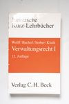 Verwaltungsrecht Bd. 1: Ein Studienbuch - Stober, 