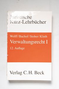 Verwaltungsrecht Bd. 1: Ein Studienbuc... Verwaltungsrecht Bd. 1: Ein Studienbuc...