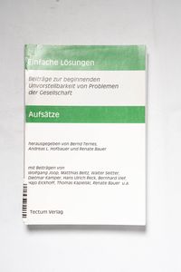 Einfache Lösungen : Beiträge zur begin... Einfache Lösungen : Beiträge zur begin...