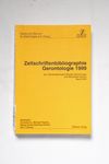 Zeitschriftenbibliographie Gerontologie 1999: Lite