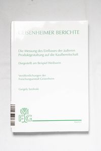 Die Messung des Einflusses der äußeren... Die Messung des Einflusses der äußeren...
