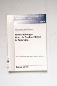Untersuchungen über die Geldnachfrage ... Untersuchungen über die Geldnachfrage ...