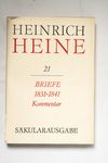 Heinrich Heine Säkularausgabe / Briefe 1831-1841.