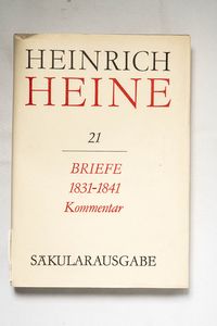 Heinrich Heine Säkularausgabe / Briefe... Heinrich Heine Säkularausgabe / Briefe...